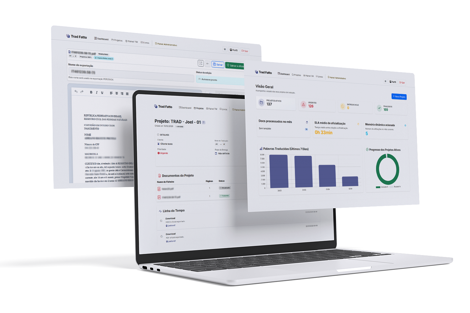 Trad Fatto — Sistema de Traduções